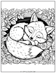 Fox Coloring Pages: Realistic, Kawaii, & More (FREE Download!)