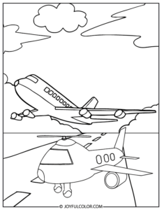 20 Airplane Coloring Pages (Free PDF Printable)