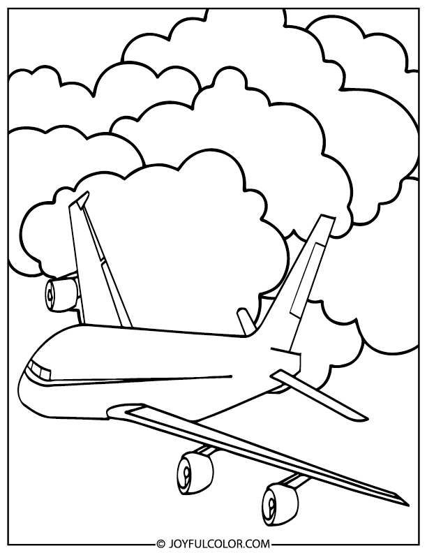 20 Airplane Coloring Pages (Free PDF Printable)