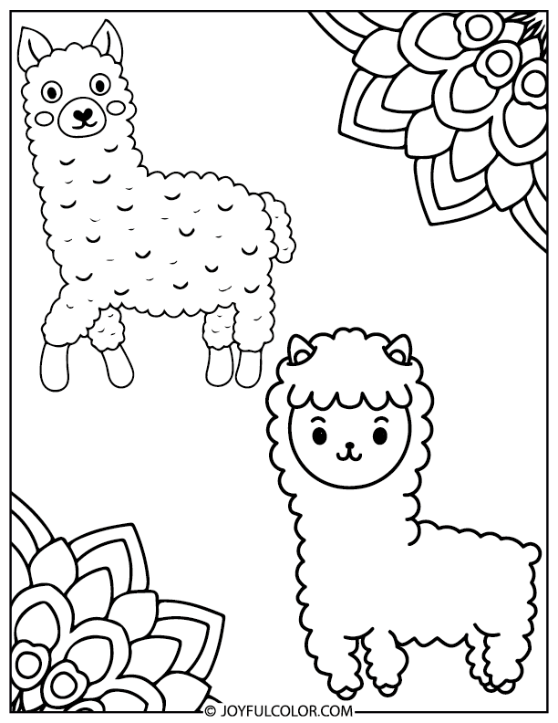 20 FREE Printable Alpaca Coloring Pages – Download & Enjoy!