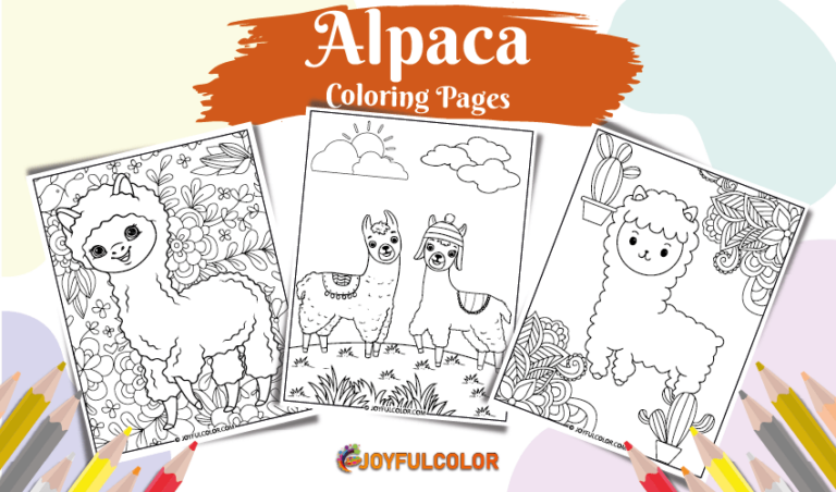 20 FREE Printable Alpaca Coloring Pages – Download & Enjoy!