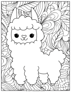 20 FREE Printable Alpaca Coloring Pages – Download &amp; Enjoy!