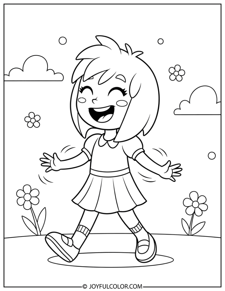 Amy Rose Coloring Page 1