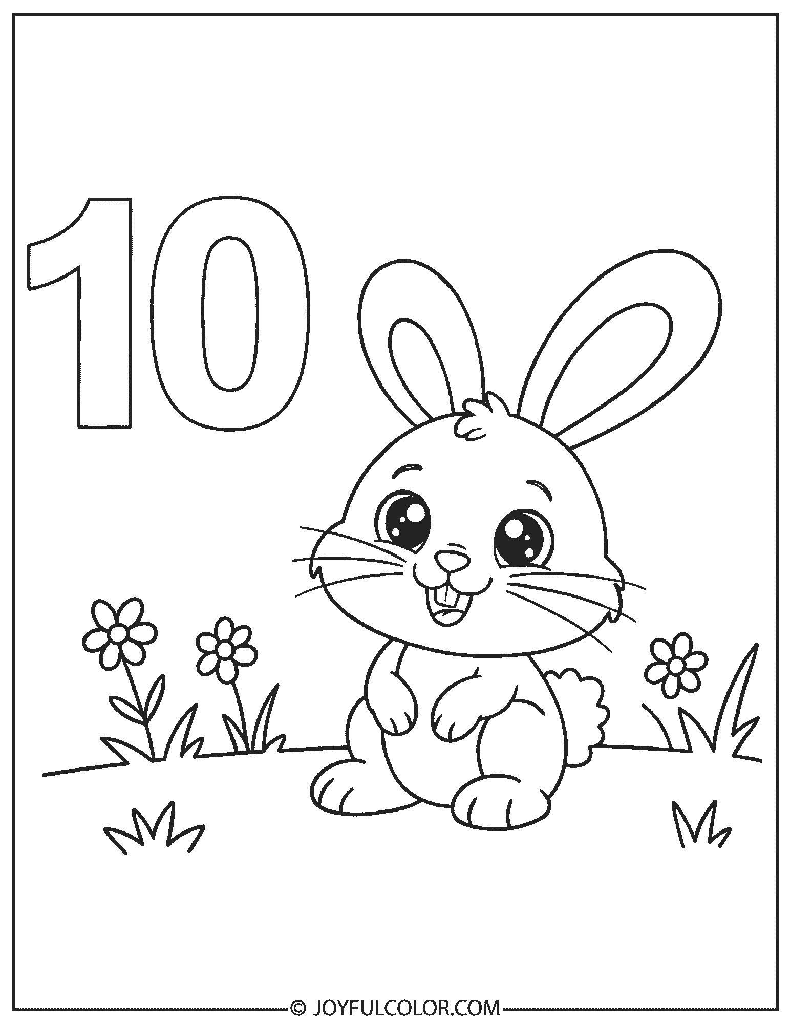 Animal 10 Coloring Page