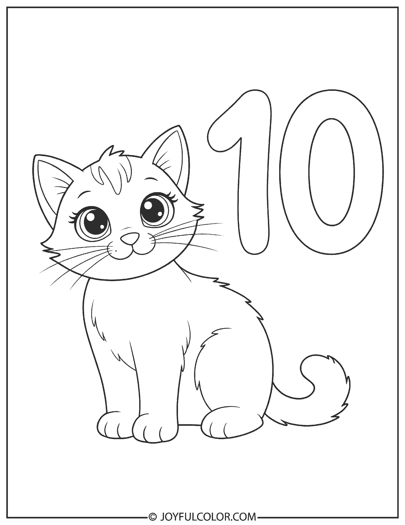 Animal 10 Coloring Page