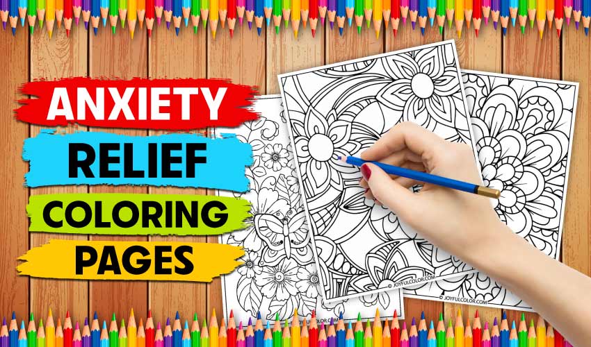 Anxiety Relief Coloring Pages