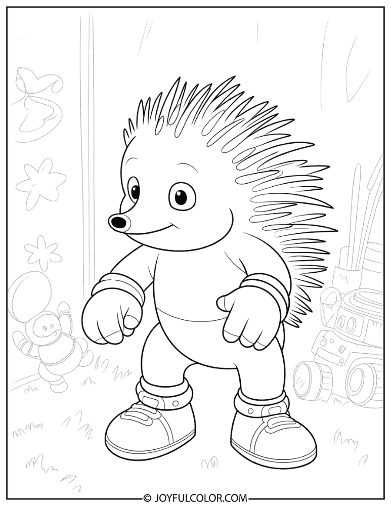 Baby Knuckles Coloring Page