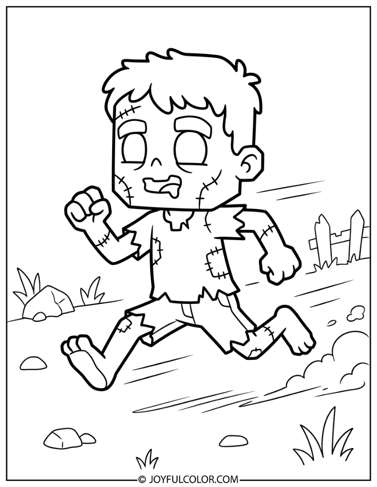 Baby Zombie Running Full Speed
