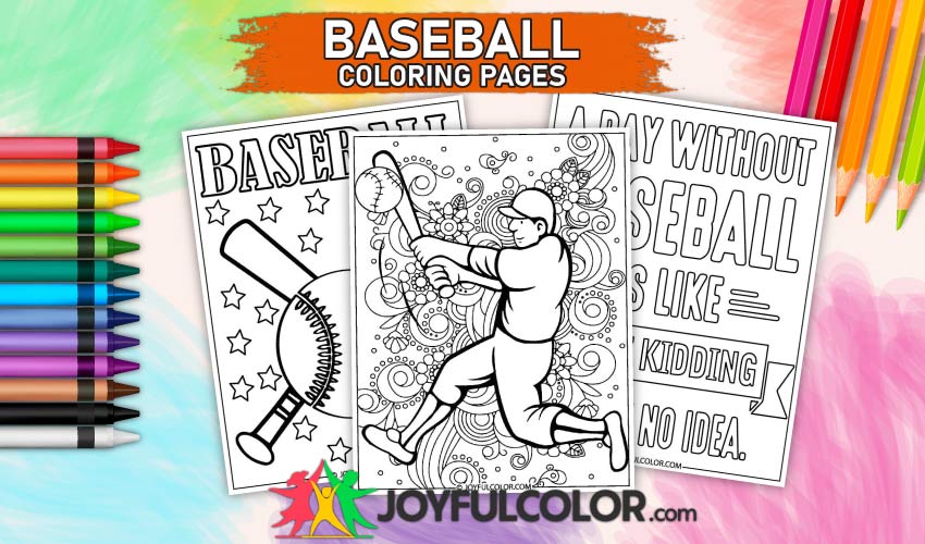 Baseball Coloring Pages