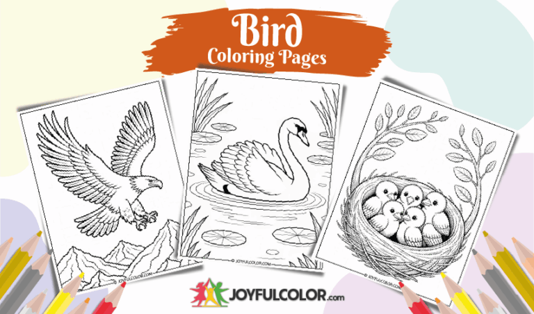 22 FREE Printable Bird Coloring Pages for Kids & Adults