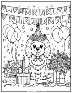 20 FREE Printable Dog Coloring Pages – Download &amp; Enjoy!
