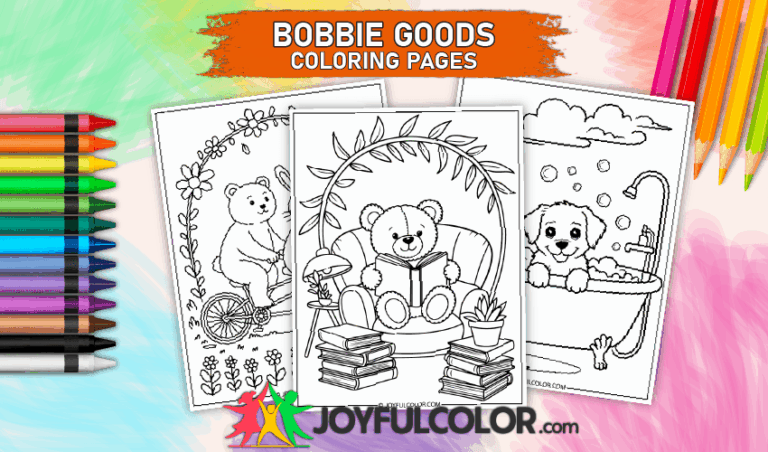 16 FREE Adorable Bobbie Goods Coloring Pages for Kids