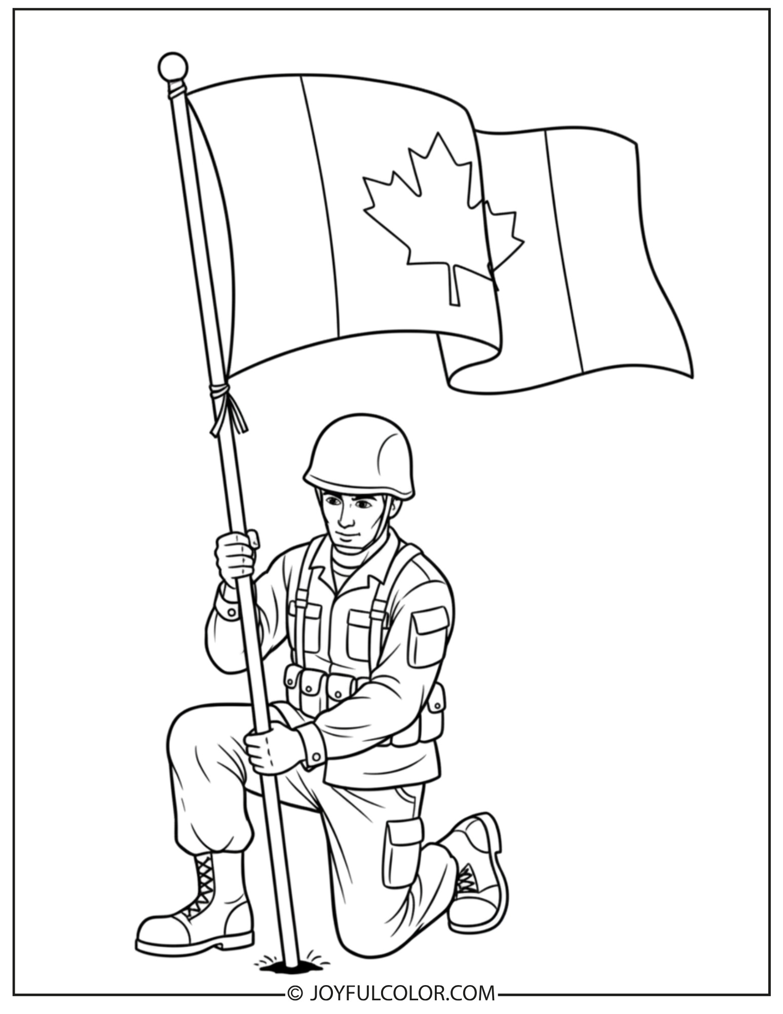 Detailed Canada Flag