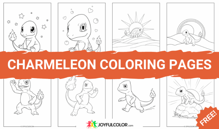 Charmeleon Coloring Pages – FREE Printable Fire-Type Coloring Sheets!