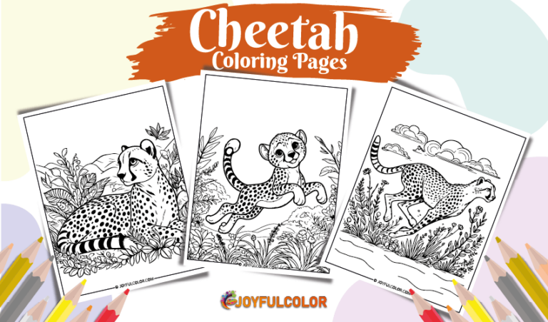 20 FREE Printable Cheetah Coloring Pages – Download & Enjoy!