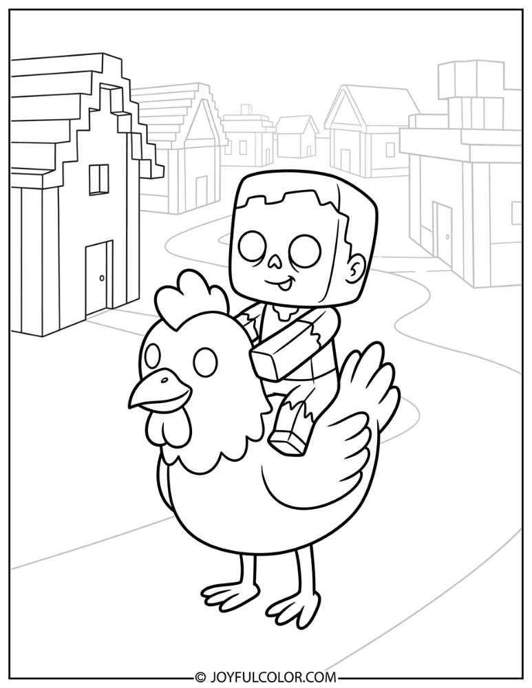 Chicken Jockey in a Village