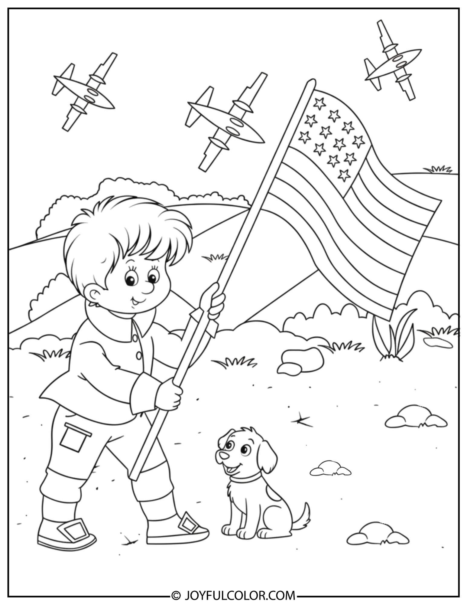 Child Waving Flag 2