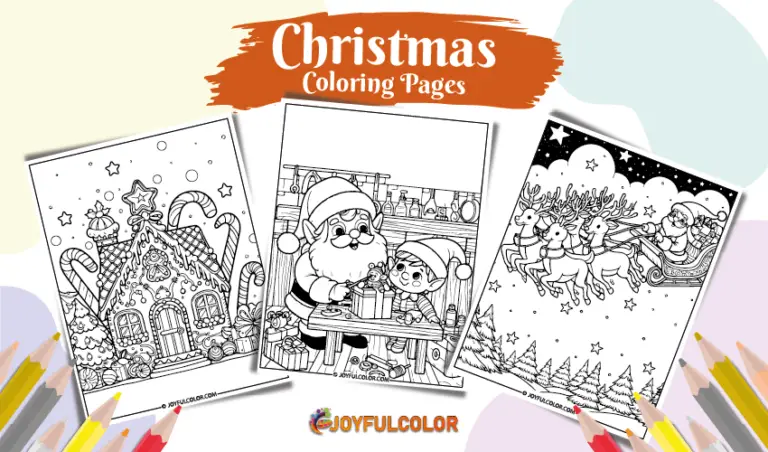 20 FREE Printable Christmas Coloring Pages You’ll Love