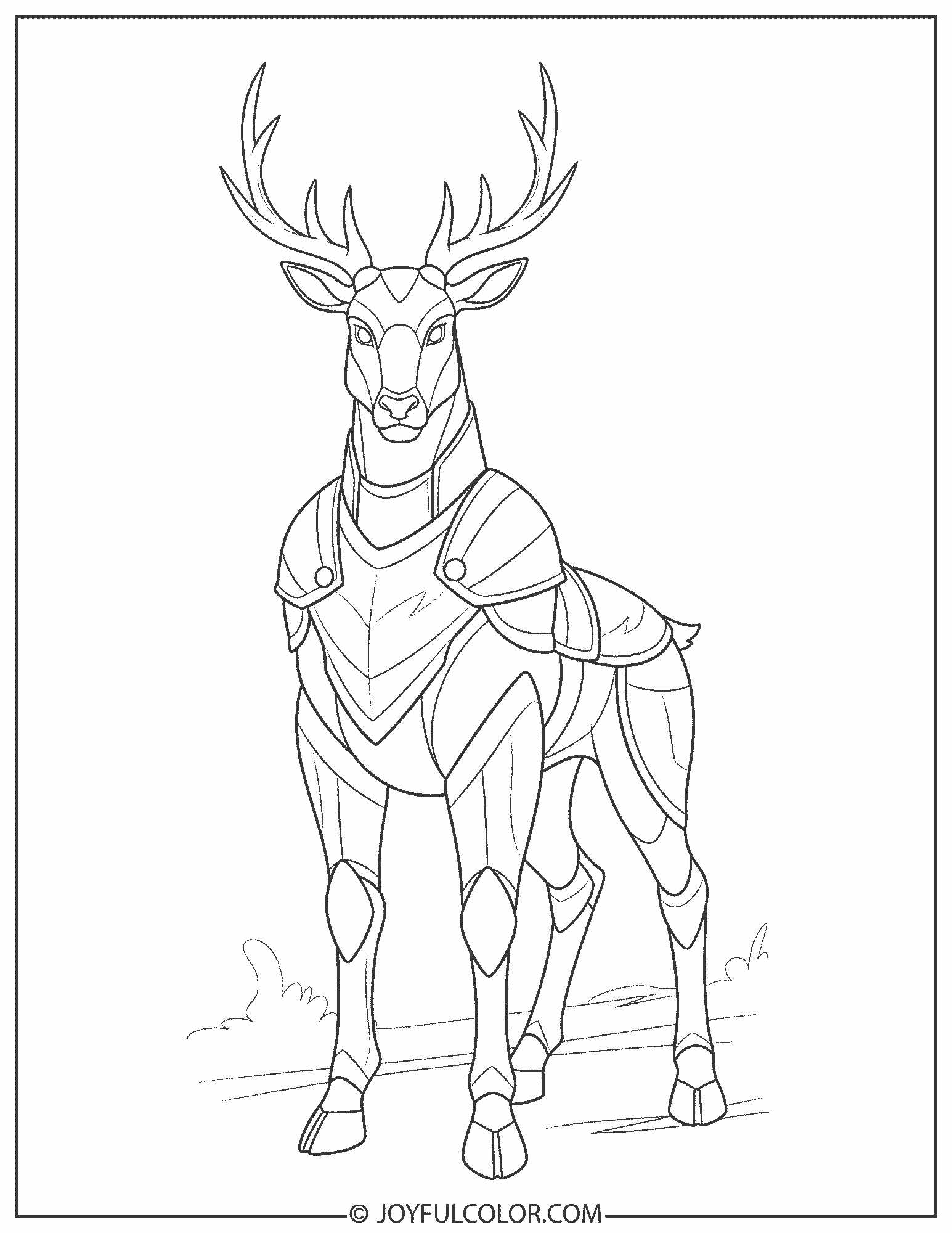 Cobalion Coloring Page