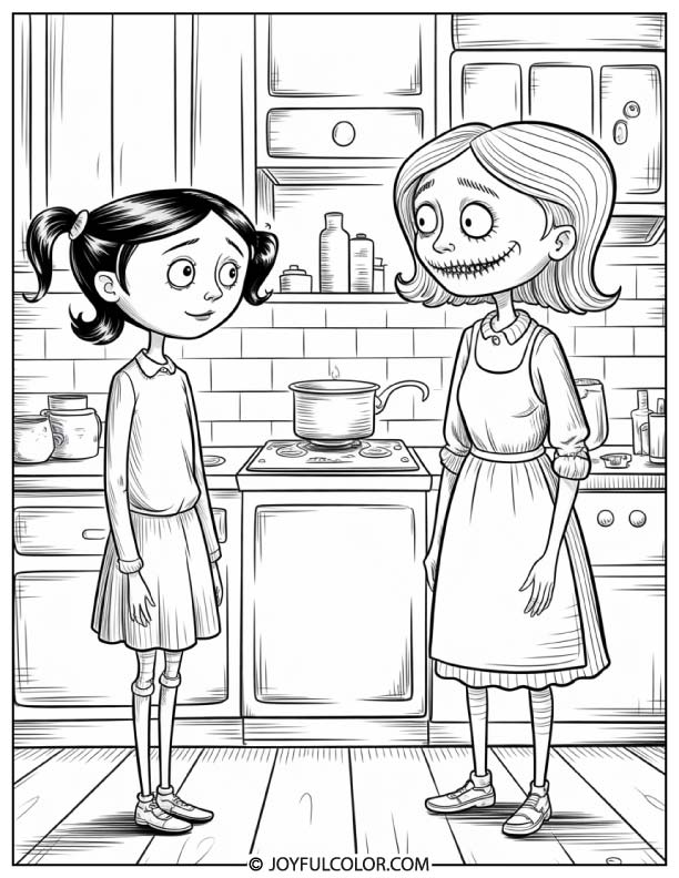 18 FREE Printable Coraline Coloring Pages For Adults 18 FREE Printable Coraline Coloring Pages For Adults
