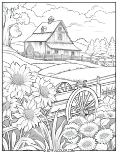 20 Printable Country Life Coloring Pages - FREE Download!