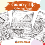 Country Life Coloring Pages