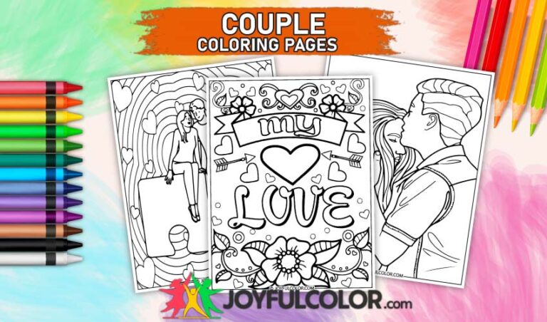 Couple Coloring Pages