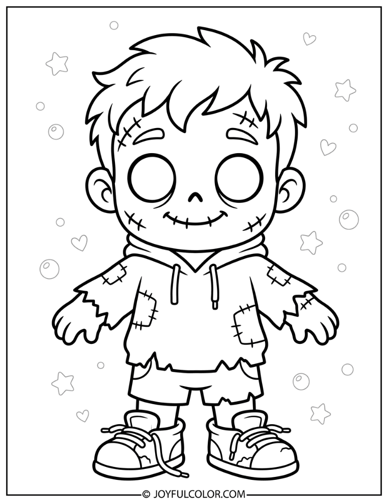 Cute Baby Zombie Standing
