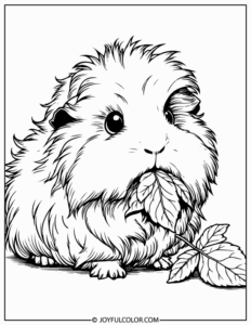 20 Guinea Pig Coloring Pages to Print at Home - FREE Download