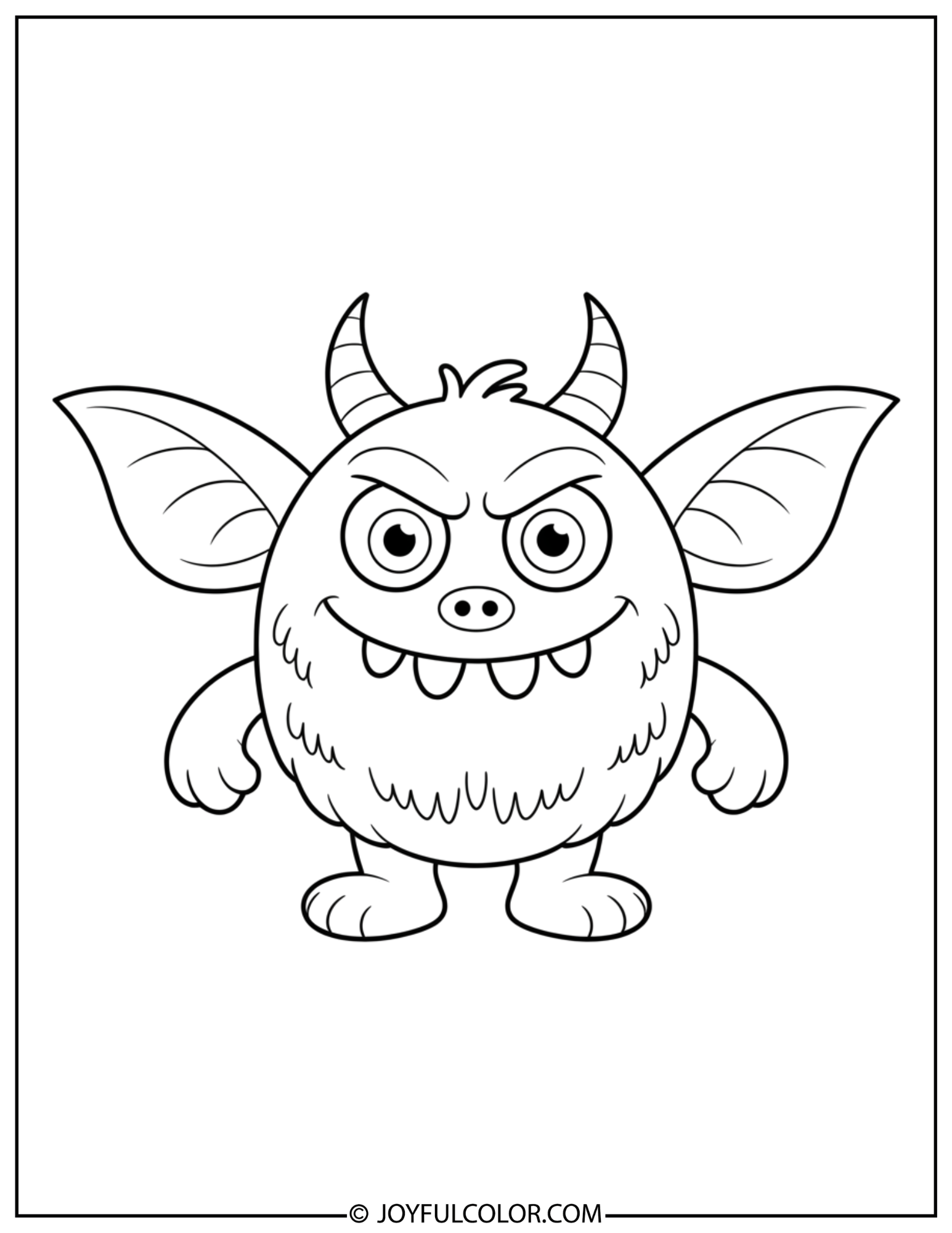 Cute Labubu Coloring Page