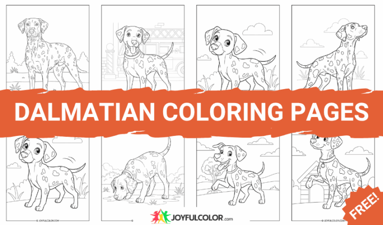 45+ Dalmatian Coloring Pages – FREE Printable Sheets for Dog Lovers!