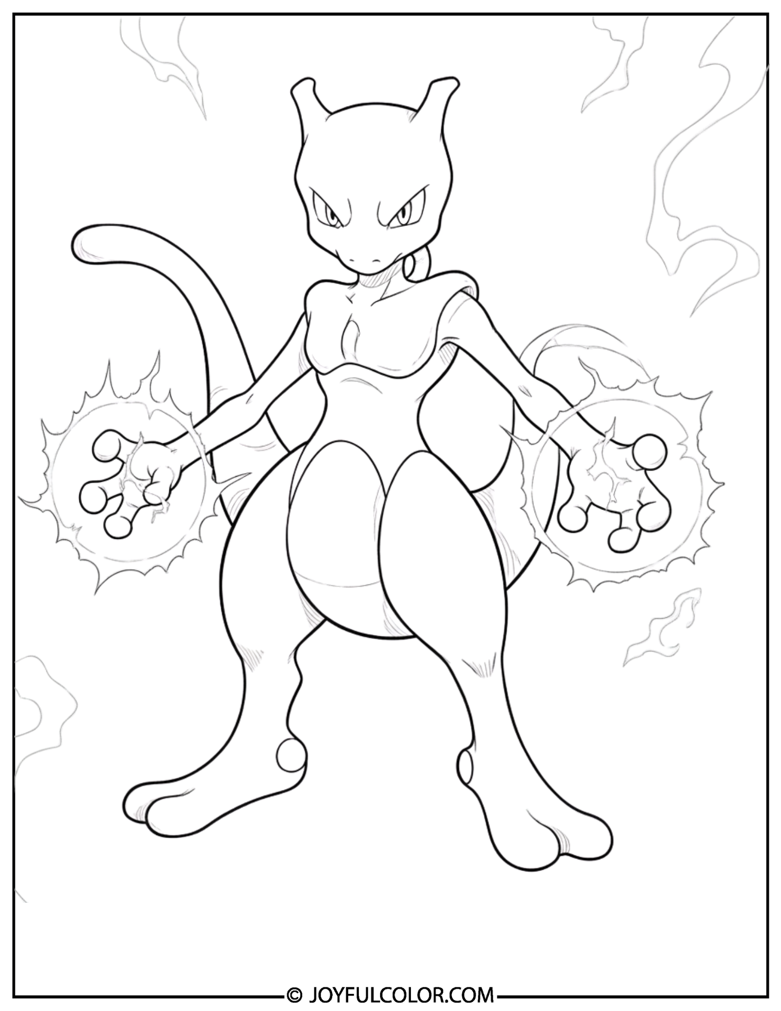 Detailed Mewtwo