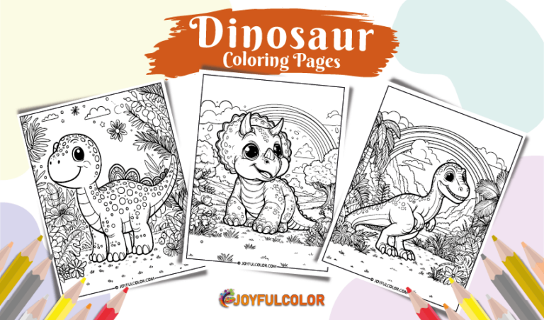 20 Free Printable Dinosaur Coloring Pages for All Ages