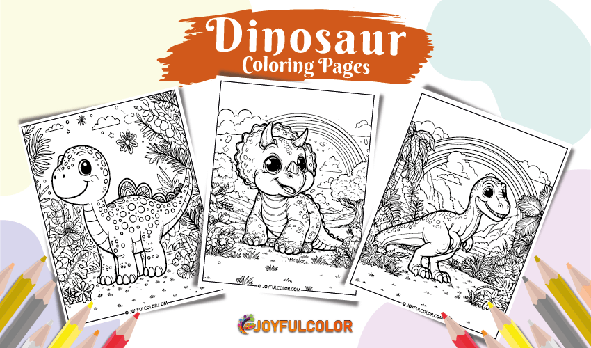 Dinosaur Coloring Pages