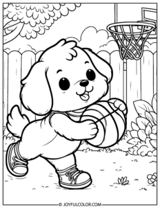 Printable Basketball Coloring Pages for FREE Download