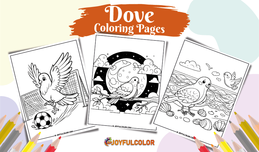 Dove Coloring Pages