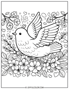 Free Printable Dove Coloring Pages - Download & Enjoy!