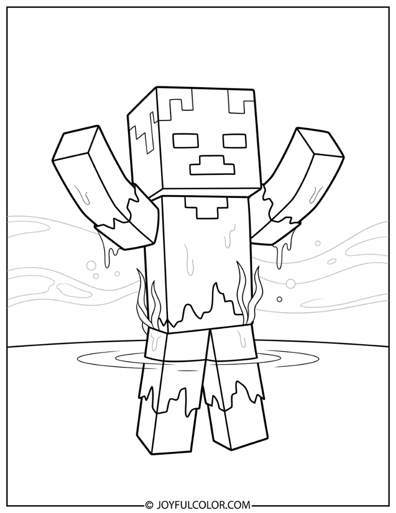 Drowned Rising from a River