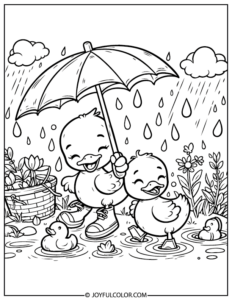 20 FREE Duck Coloring Pages Printable for All Ages!