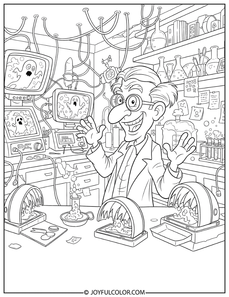 E Gadd Lab Coloring Page