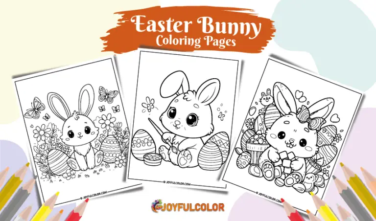 20 FREE Printable Easter Bunny Coloring Pages for Kids & Adults