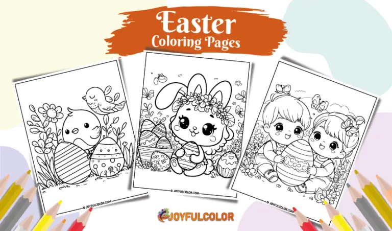 FREE Printable Easter Coloring Pages for Kids & Adults