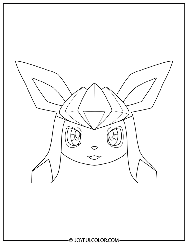 Easy Glaceon Face