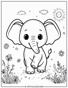 20 FREE Printable Elephant Coloring Pages ( FREE Download)