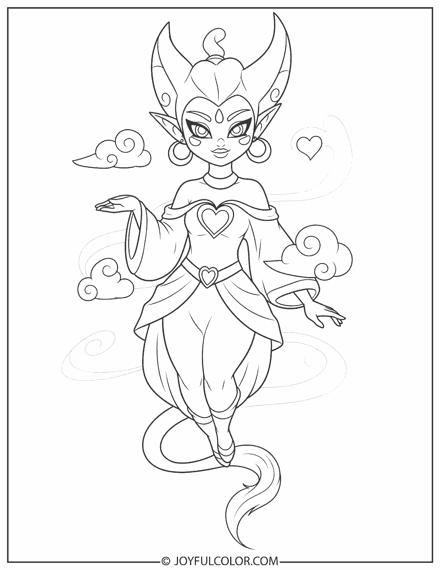 Enamorus Coloring Page