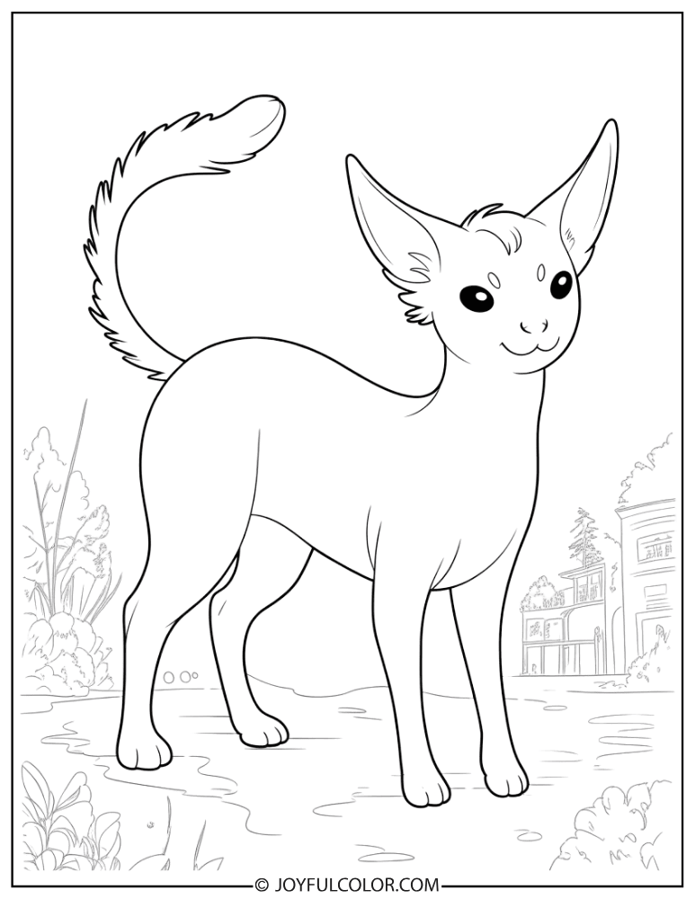 Espeon Coloring Page