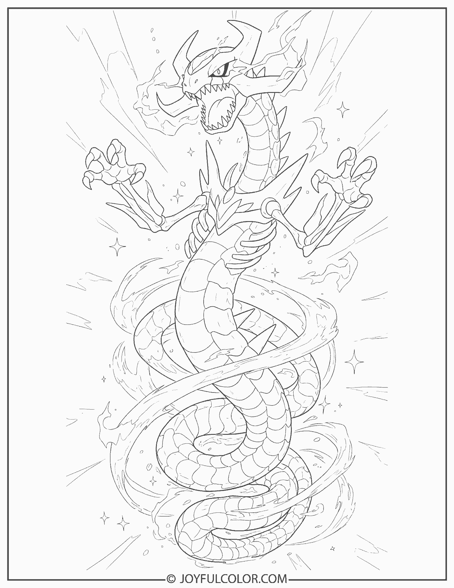 Eternamax Eternatus Coloring Page