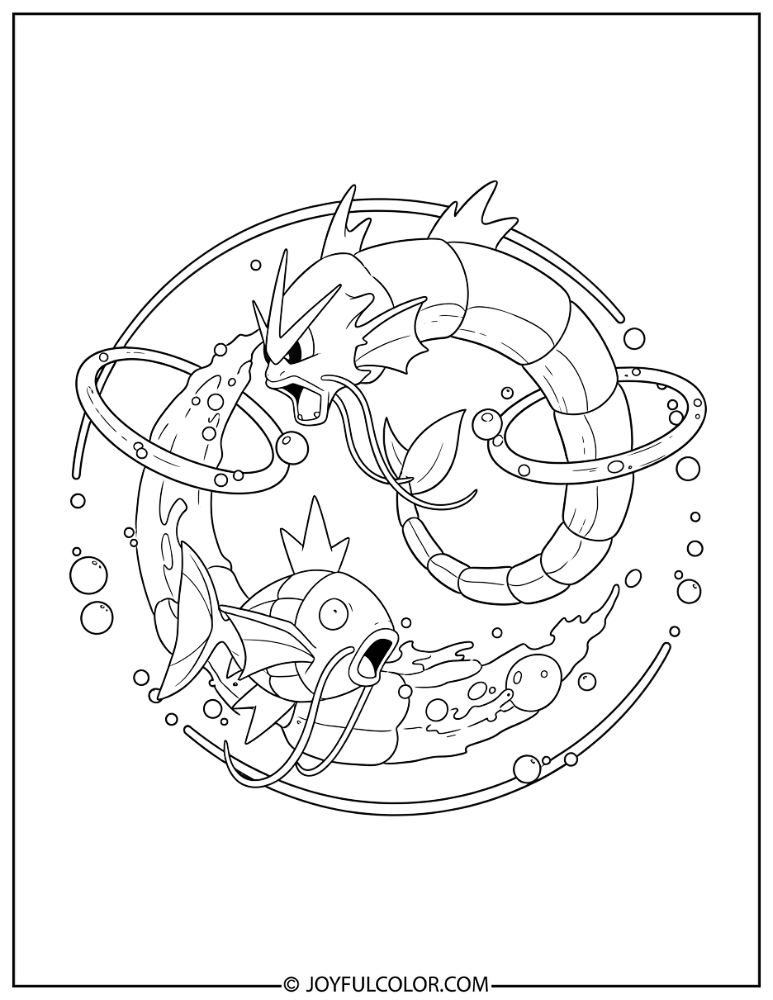 Evolution Transformation Coloring Page