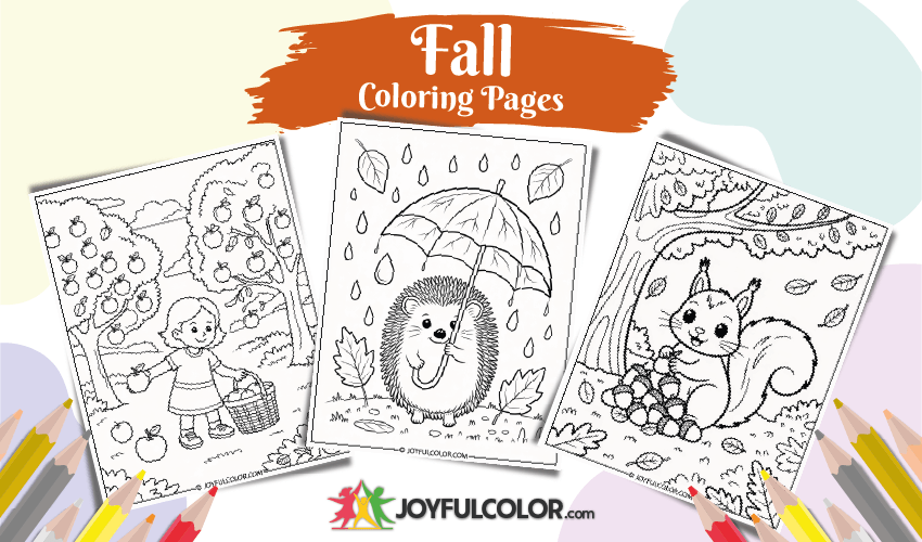 Fall Coloring Pages
