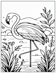 32 FREE Printable Flamingo Coloring Pages - Download & Enjoy!
